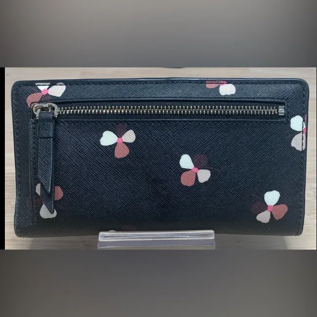 Kate Spade Cameron Dusk Buds Large Slim Bifold Wallet - Image 2