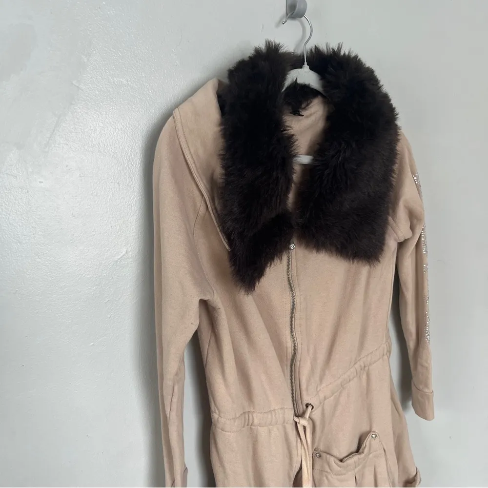 BCBG MaxAzaria Women’s Cotton Twill Quilt Lined Military Anorak Midlength - Image 3