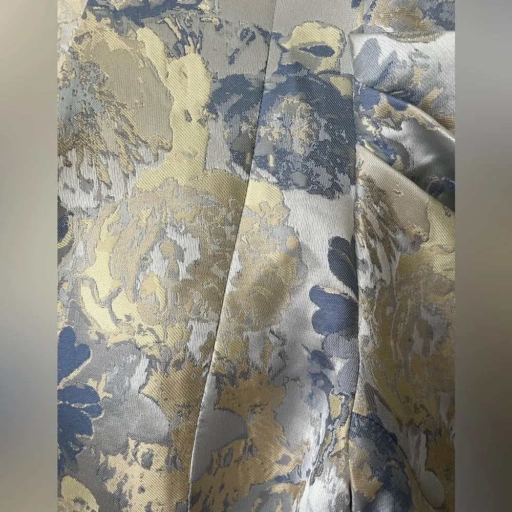 Bardot Floral Jacquard Puffy Long Sleeve Minidress With Buttons Women’s Size 6 - Image 7