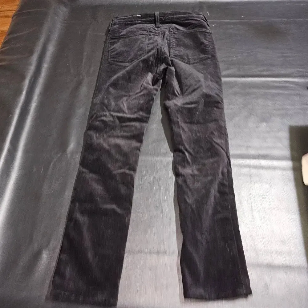 Rag & Bone/Jean Womens Black Velvet Dojo Ankle Pants 26‎ - Image 2