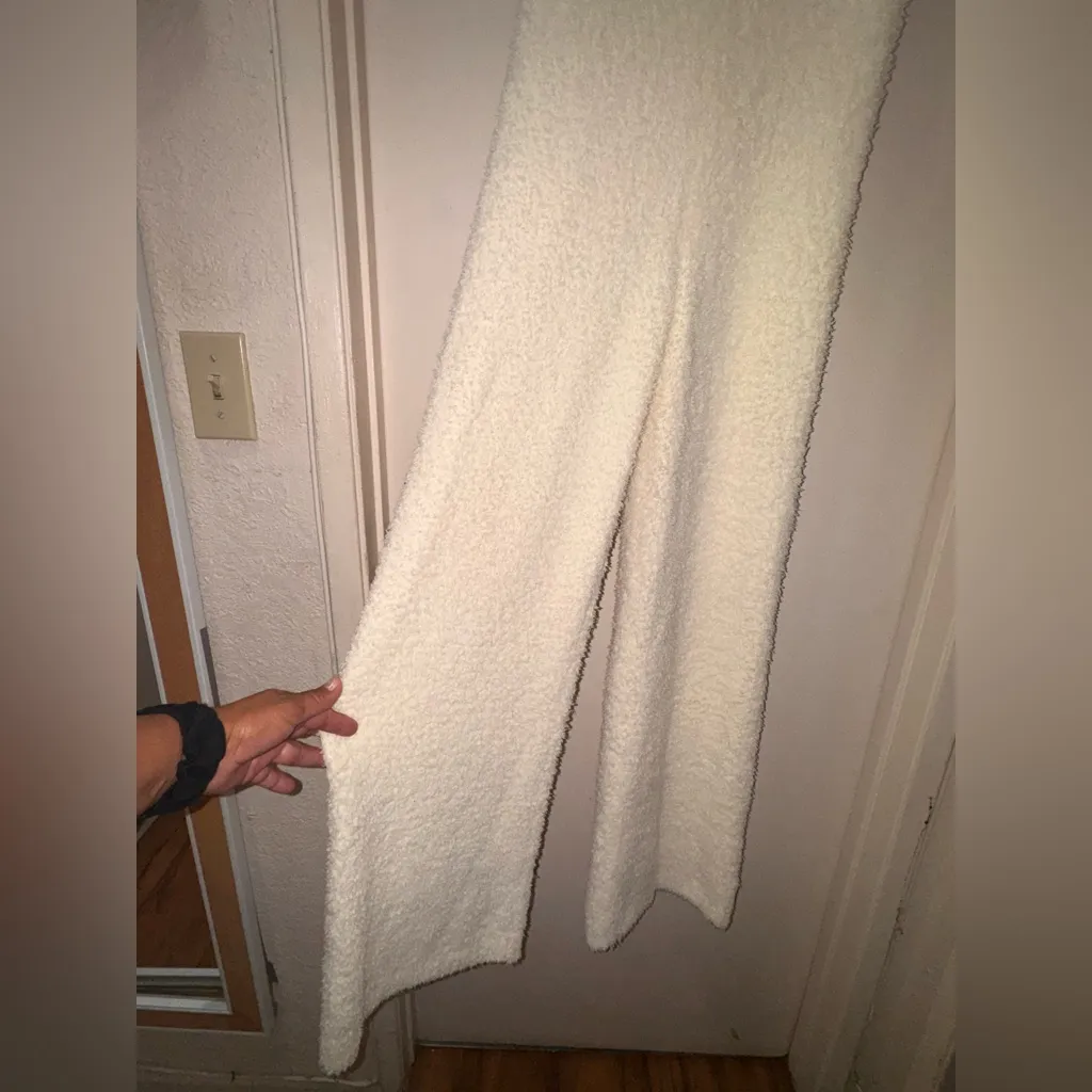 SKIMS Soft Cream Wide Leg Pants - Image 3