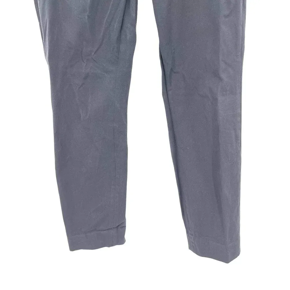 Everlane‎ The Side-Zip Stretch Cotton Pants in Black Ankle Crop Size US 8 - Image 5