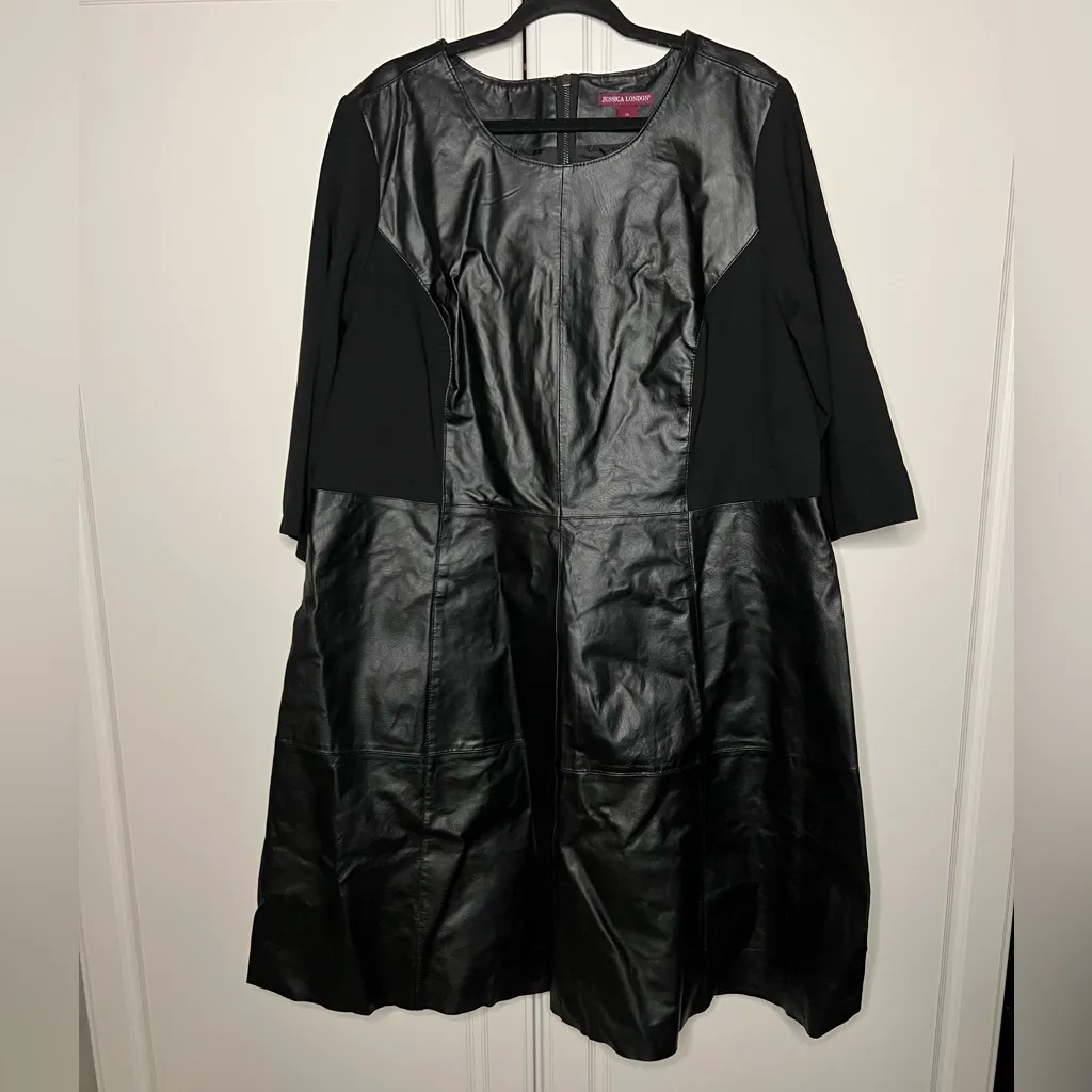 Jessica London 100% London Fit and Flare Dress - Image 2