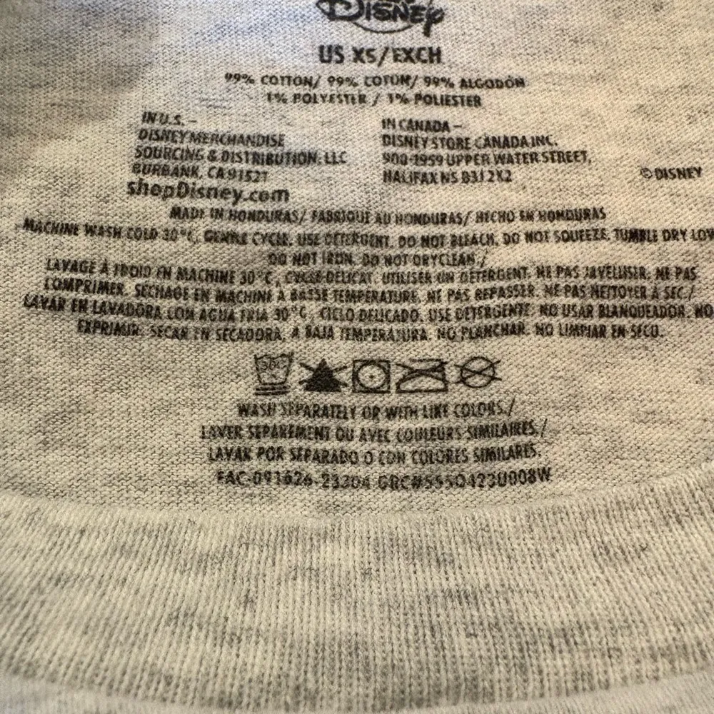 Disney Mickey Mouse Gray T-Shirt “ Walt Disney World” vintage size XS adults - Image 5