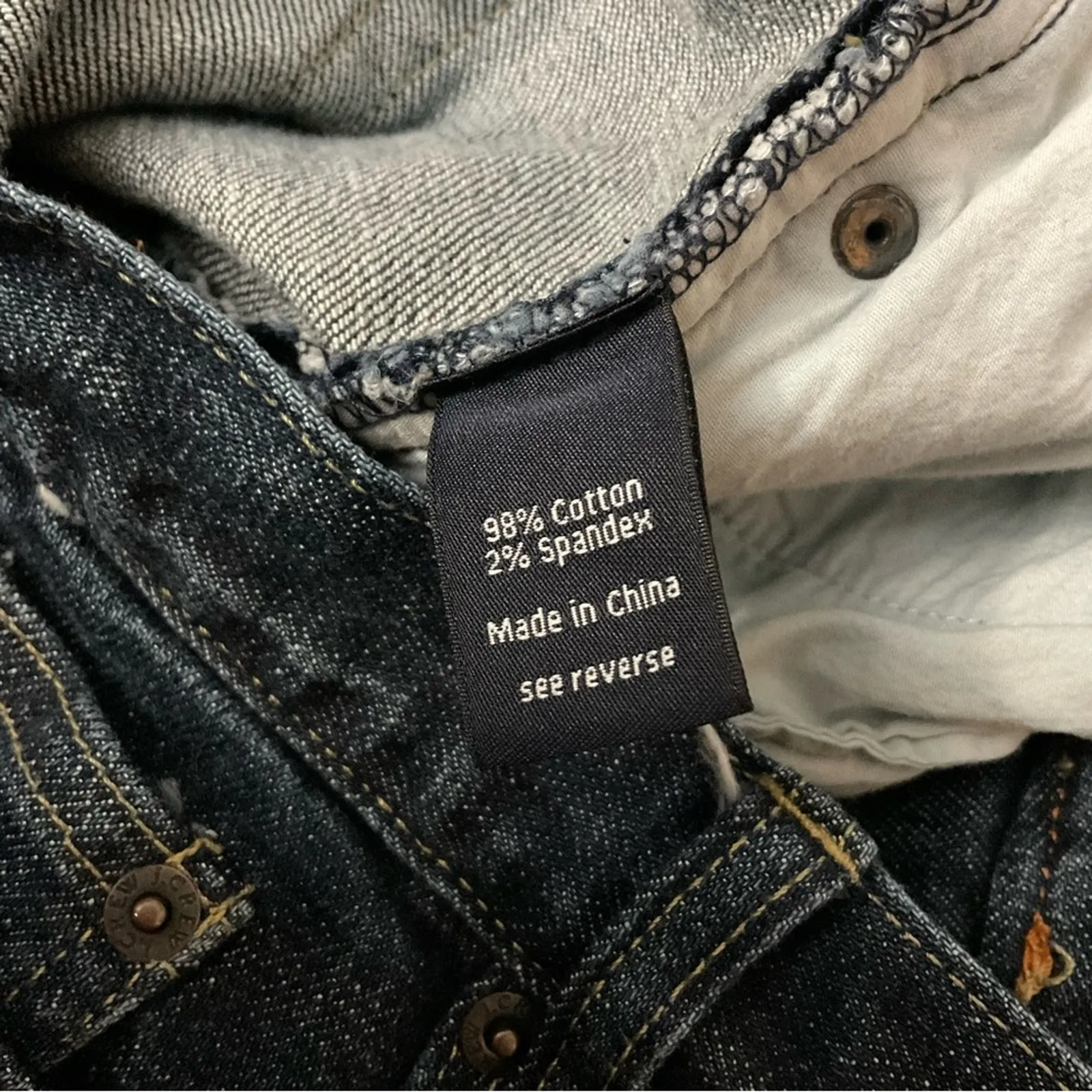 J. Crew Sunshine Hipslung Frayed Hem Cropped Jean 28 Boho Festival Retrogirl - Image 11