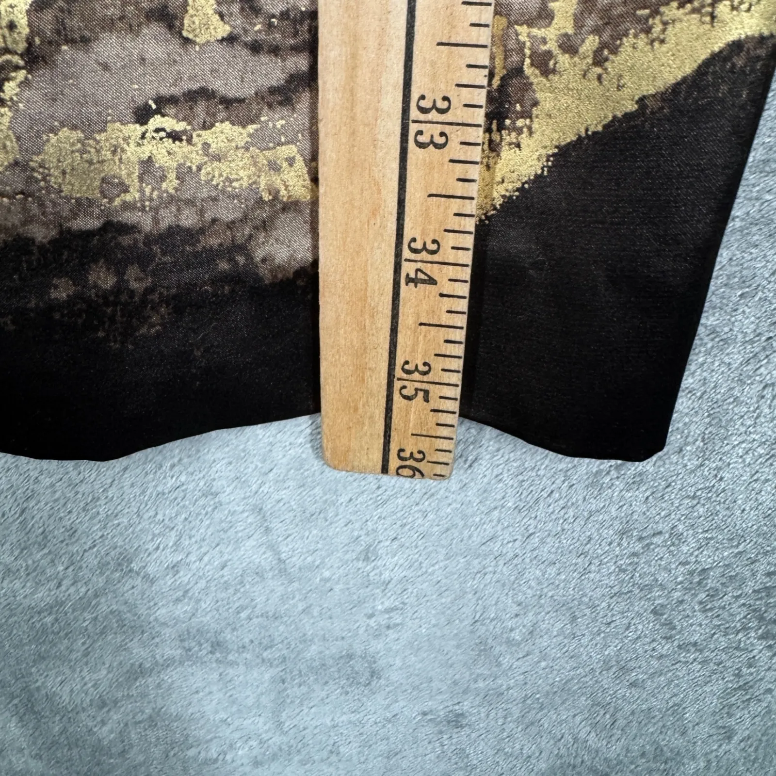 Tahari‎ Dress Women's 4 Brown Gold Metallic Sheath Cocktail Glam Holiday Party - Image 10