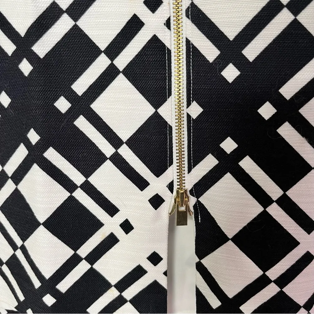 Talbots Monochrome Plaid Pencil Skirt - Image 2