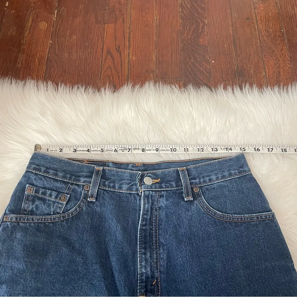 Vintage Levi’s Jean Shorts MADE IN USA Dark Wash - Image 4