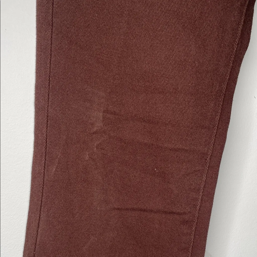 Princess Polly Women's Dark Brown Flare Jeans size 0 - Image 6