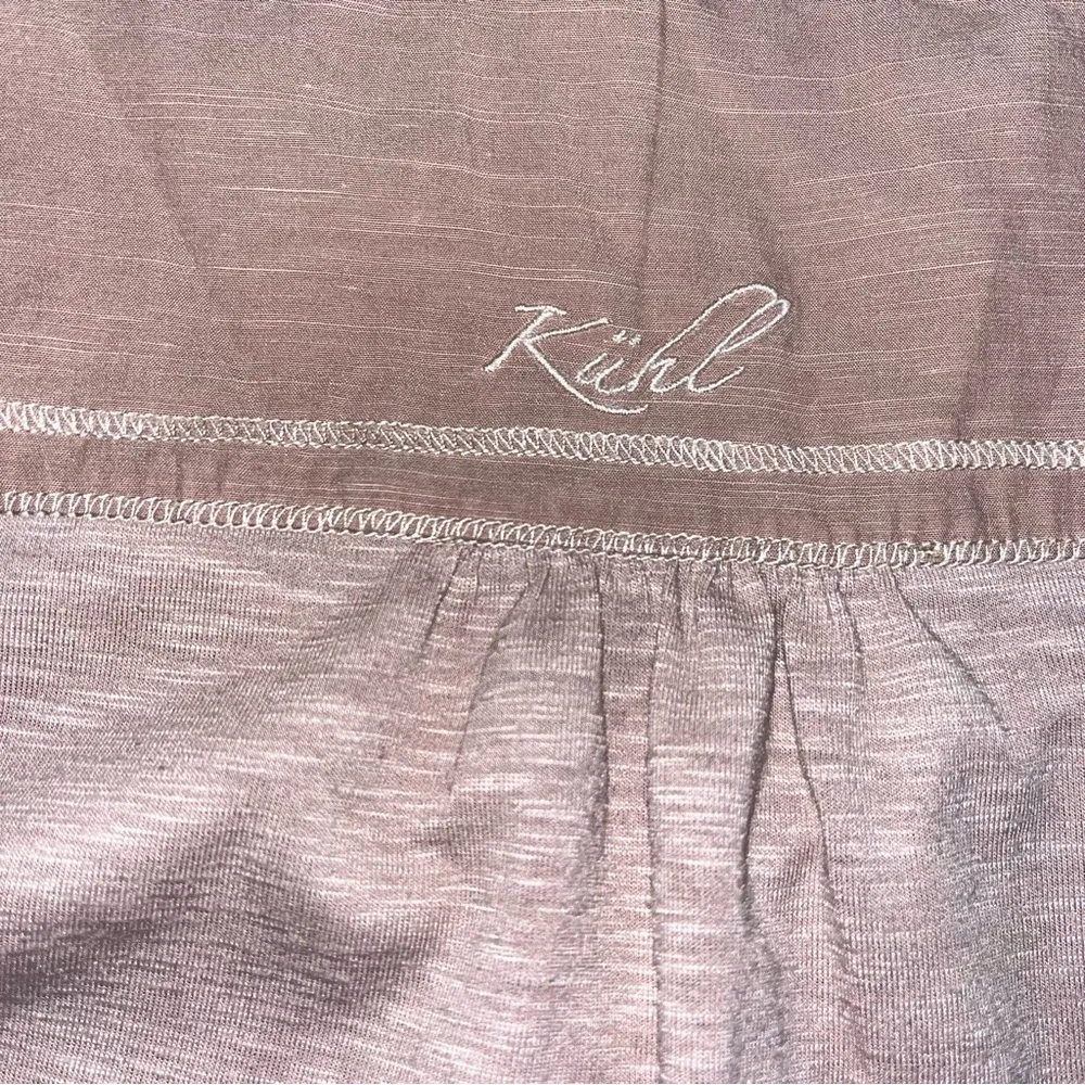 Kuhl Womens Virtue Henley Pale Pink Short Sleeve Shirt Outdoors Hiking - Image 5