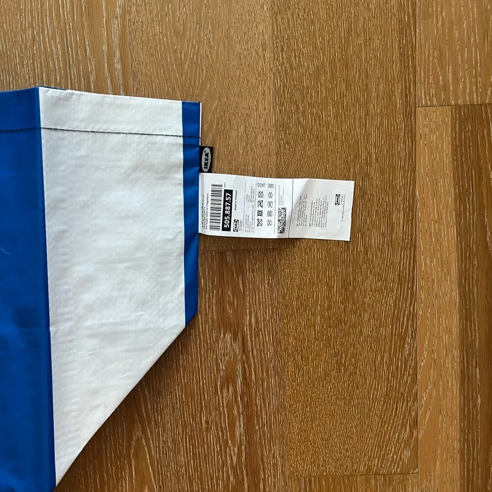 IKEA Blue and White Shopping Bag - Image 4