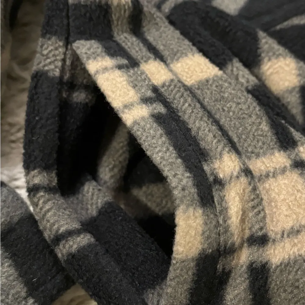 Plaid Long Sleeve Hoodie Size S - Image 8