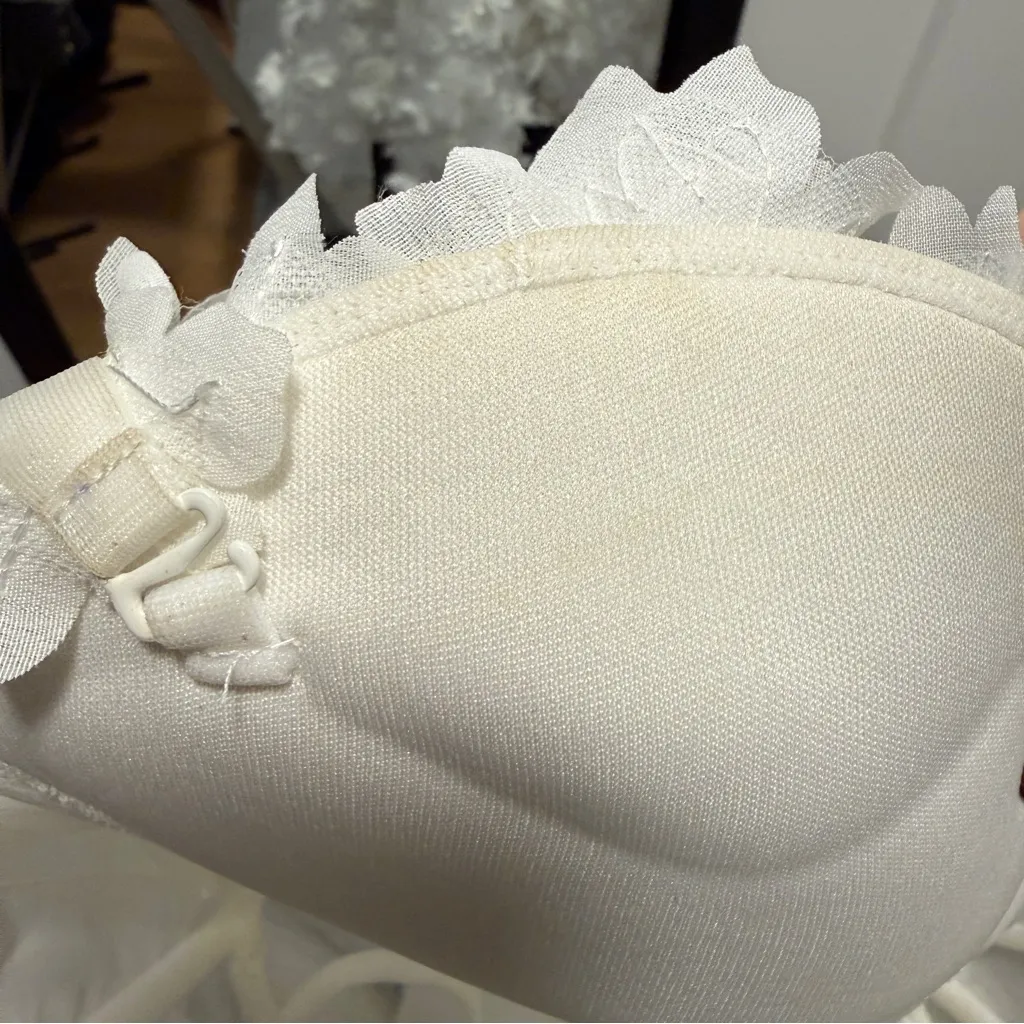 CUSTOM Pearl Hand Embellished Rosie Etienne Primrose Mini Dress (DISCONTINUED!) White Size 6 - Image 8