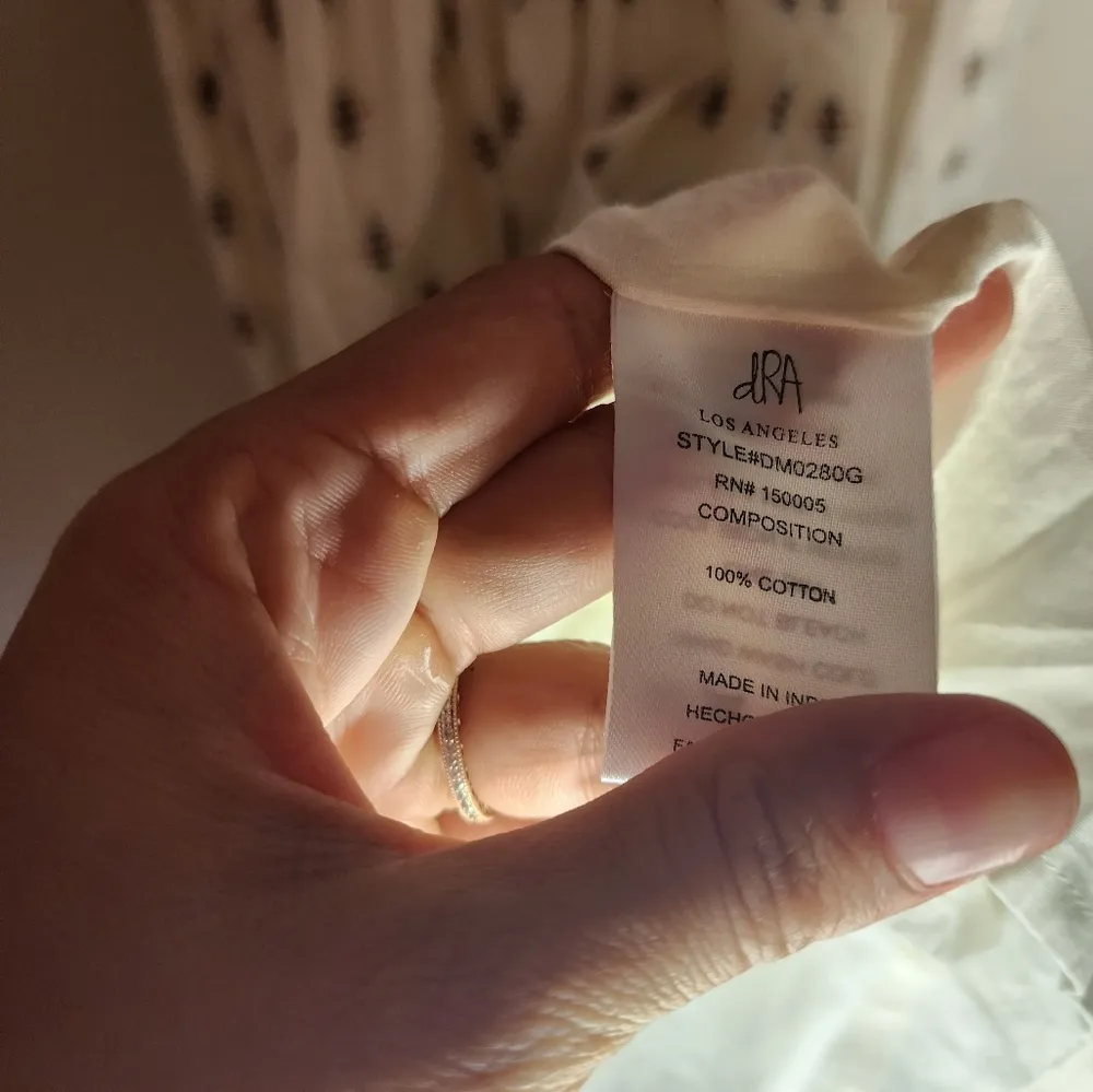 Anthropologie dRA Los AngelesWhite Matilda Summer Dress - Image 8