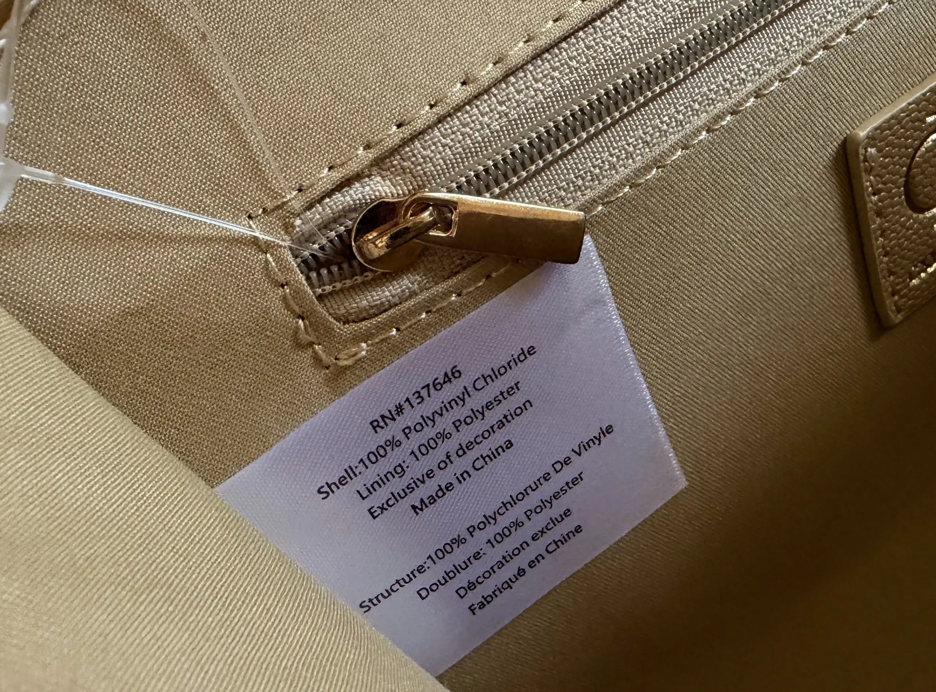 Christian Lacroix Glam Caviar Clutch In Gold - NWT - Image 9