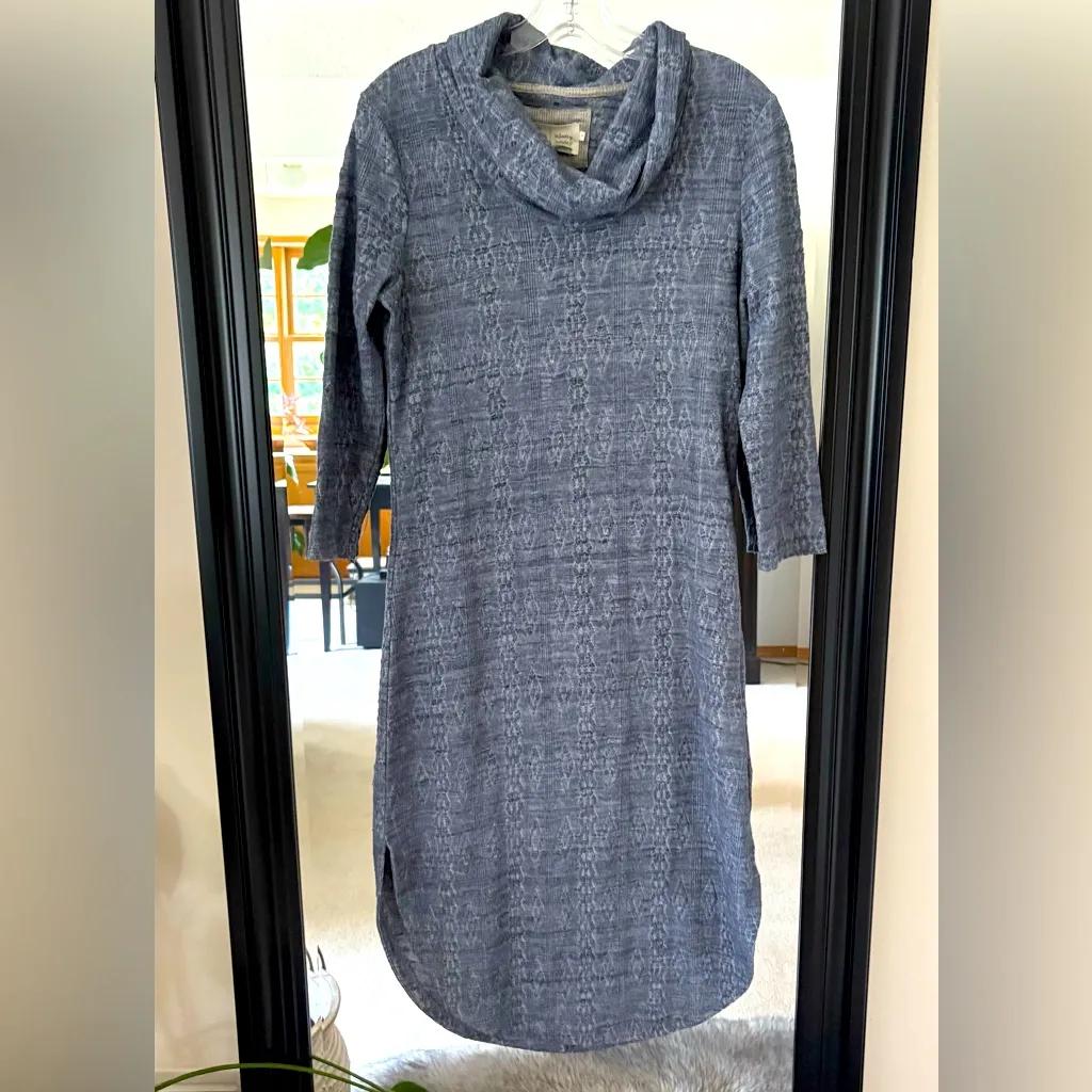 ANTHROPOLOGIE Saturday Sunday Blue Casual Dress - Image 2