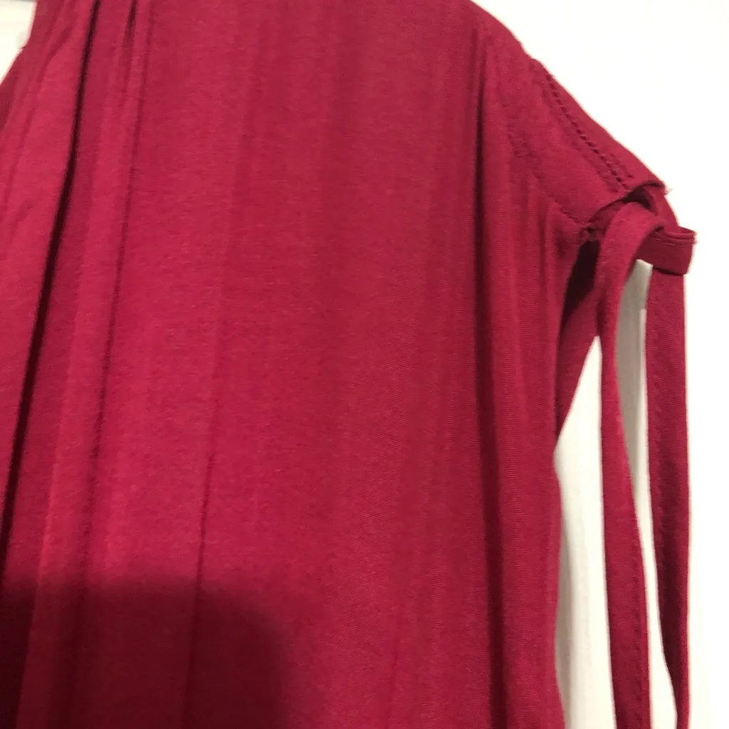 Vince‎ Camuto NWT pink silky side slit dress summer oasis women’s plus size 2X - Image 8