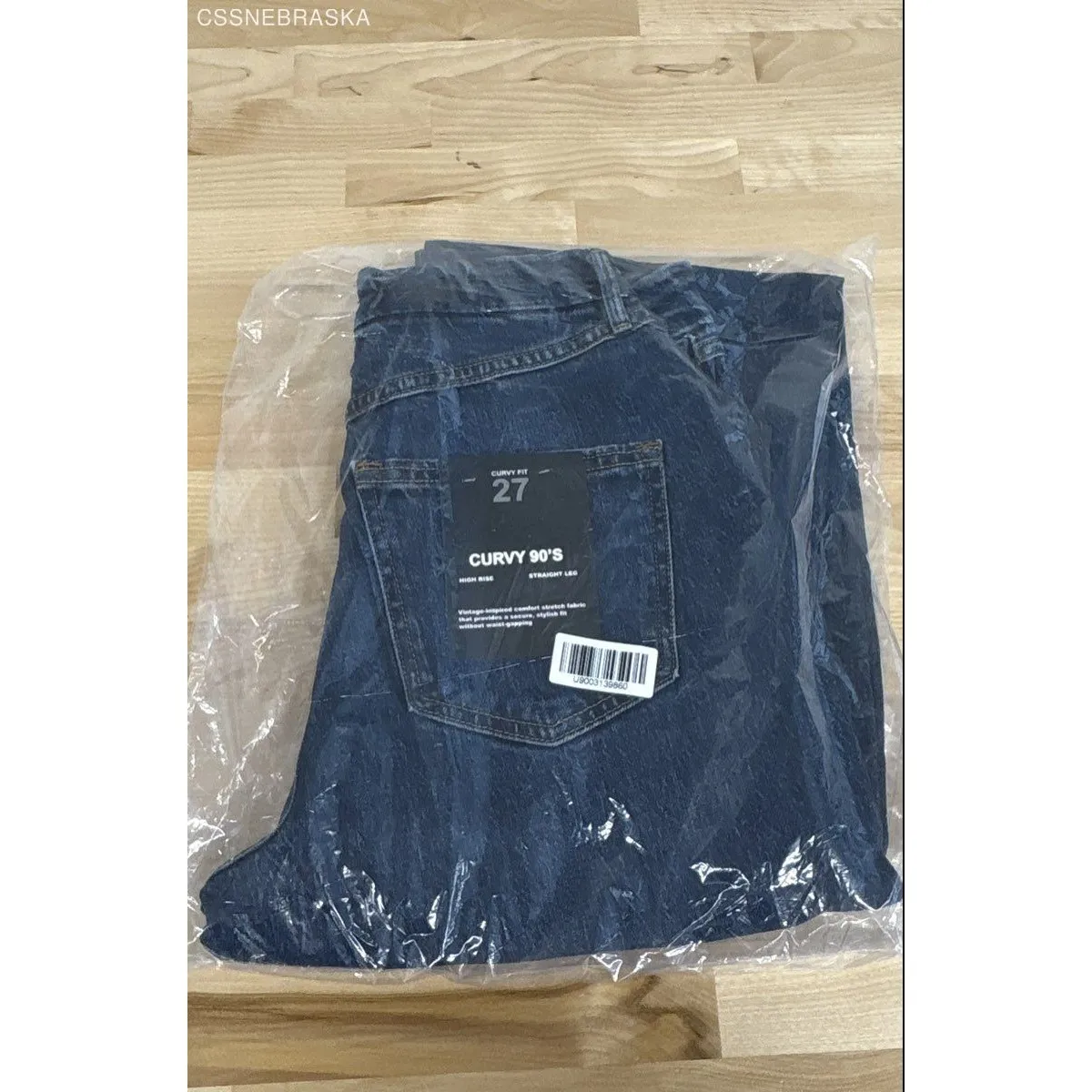 Forever 21 Blue Women's 90's‎ Curvy High Rise Straight Leg Denim Jeans - Size 27 - Image 2