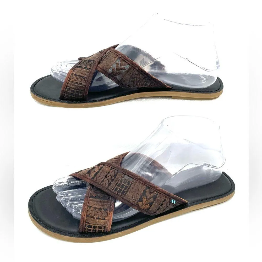TOMS Brown Sandals Size 8 Women’s - Image 4