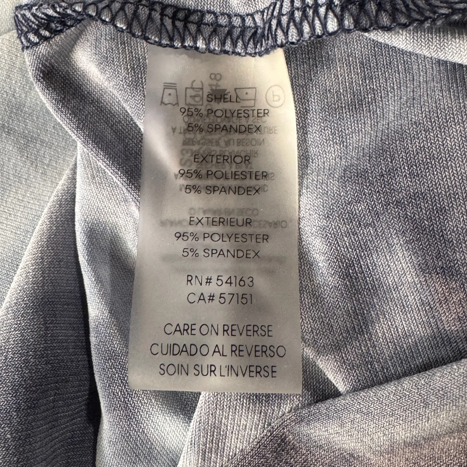 Calvin Klein X-Large Top Sleeveless Stretch Pleated Abstract Keyhole Round Neck - Image 9