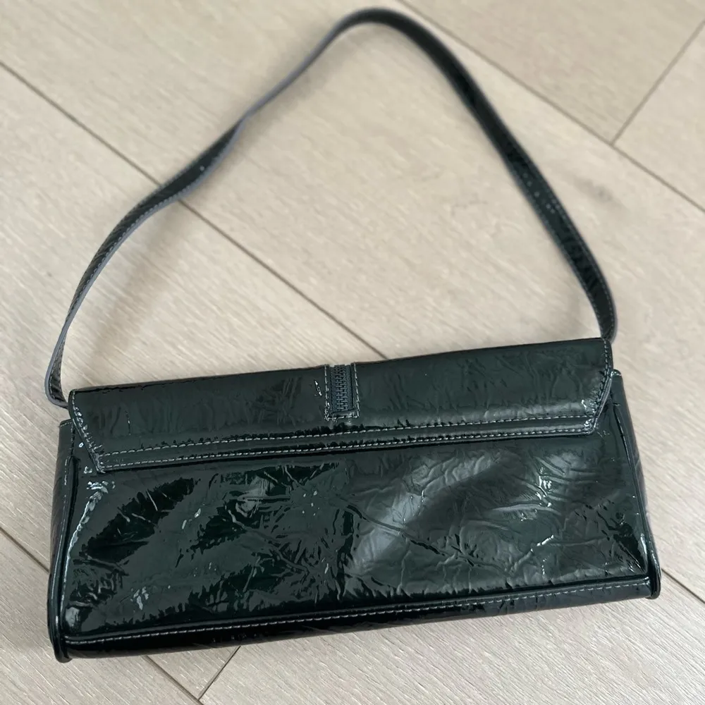 Limited Woman Hand Shoulder Hand Bag Zipper Green - Image 3