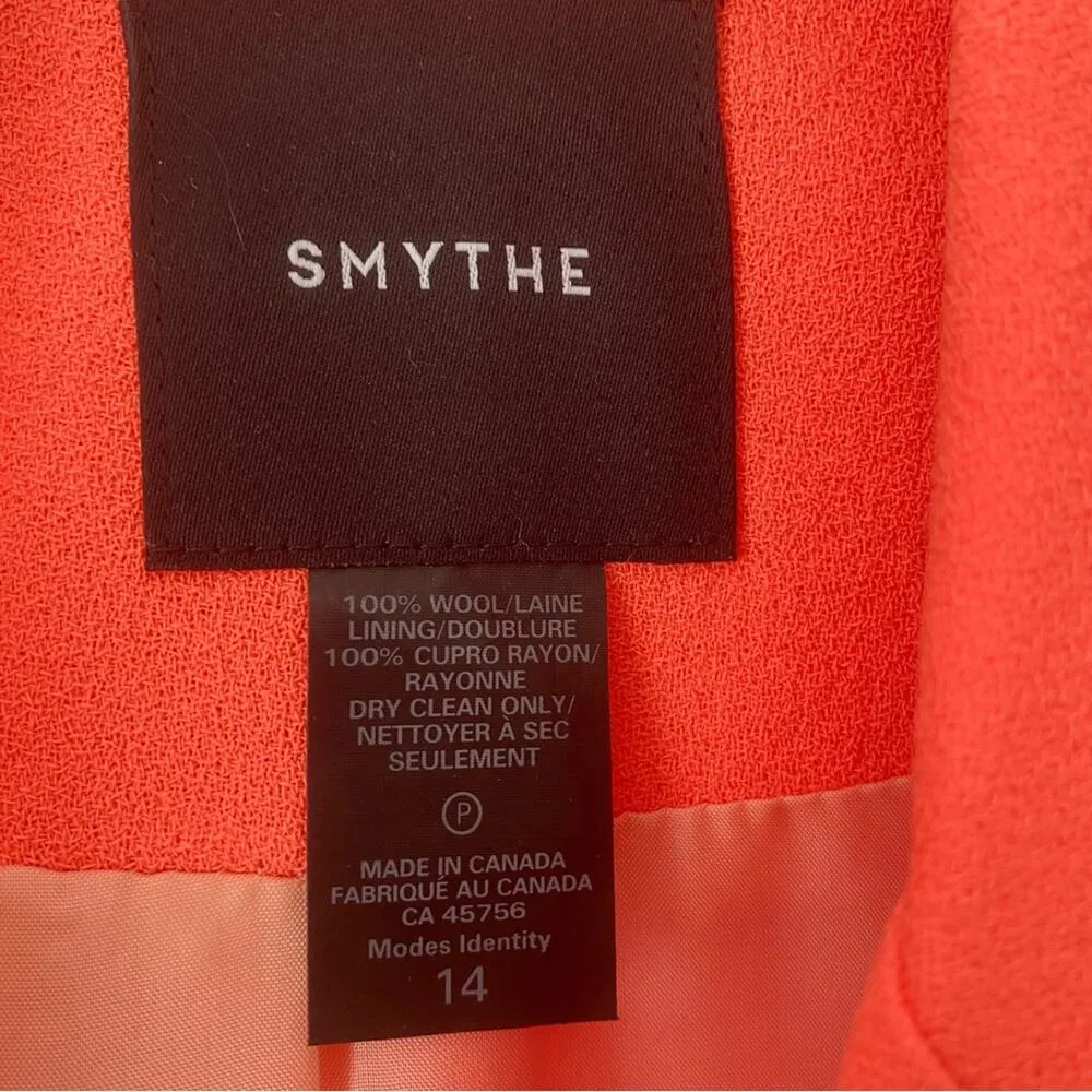 Smythe Tailored Blazer Neon Tangerine Revolve Size 14 Orange - Image 8