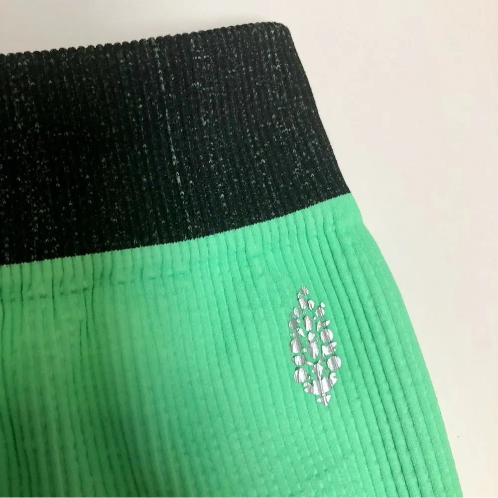NWT Free People FP Movement Seamless Stretchy Bike Shorts Fresh Cut Green size M - Image 7