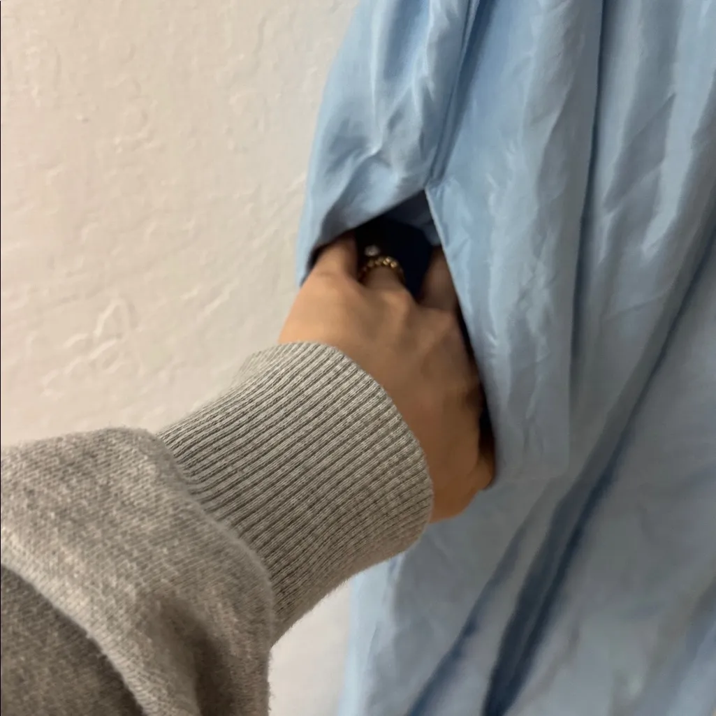 ATHLETA Calm Cool Women’s Jumpsuit LIGHTWEIGHT BLUE SUMMER Soft Medium - Image 7