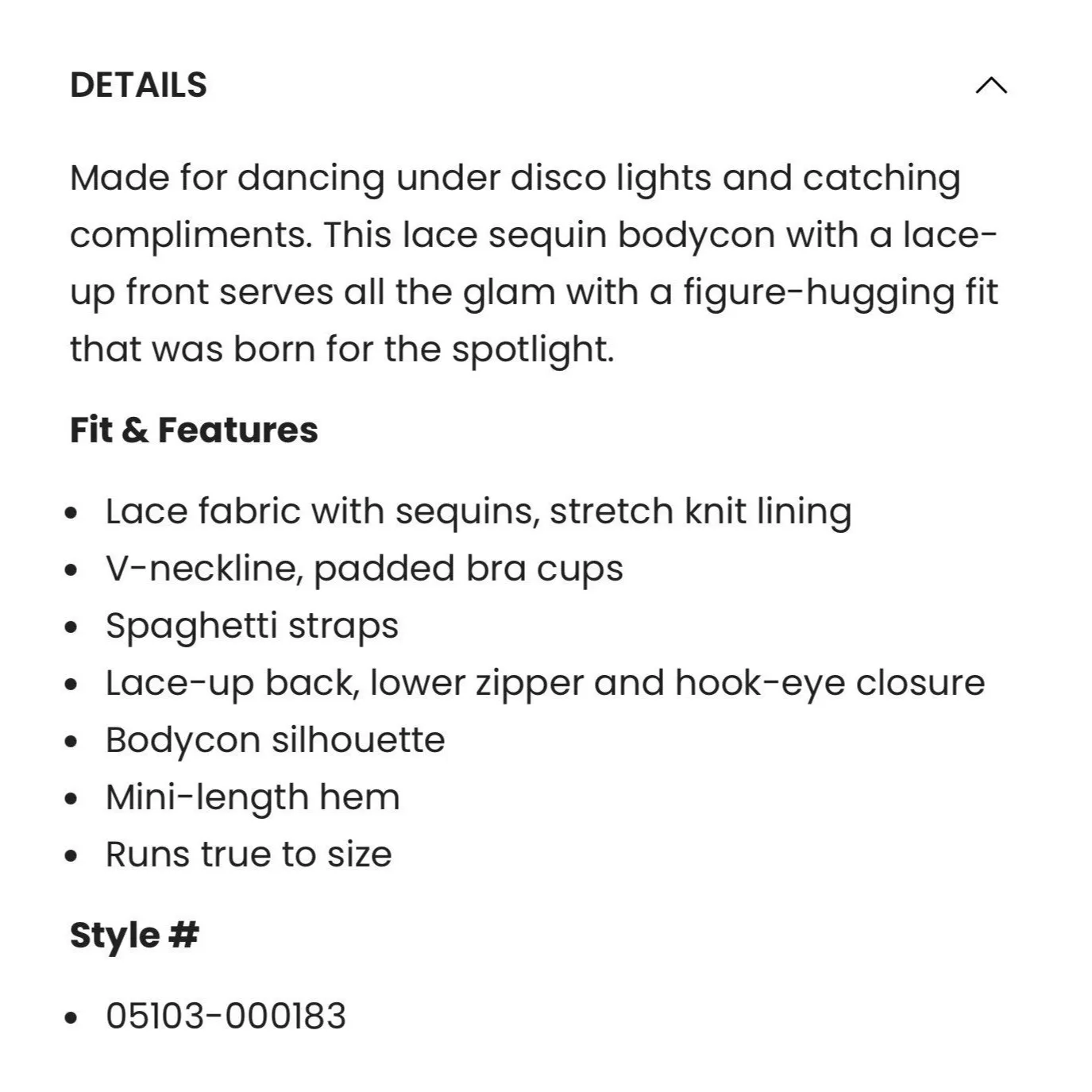 Starlit Nights Lace Sequin Lace Up Mini Black Homecoming Formal Dress XS NEW - Image 4