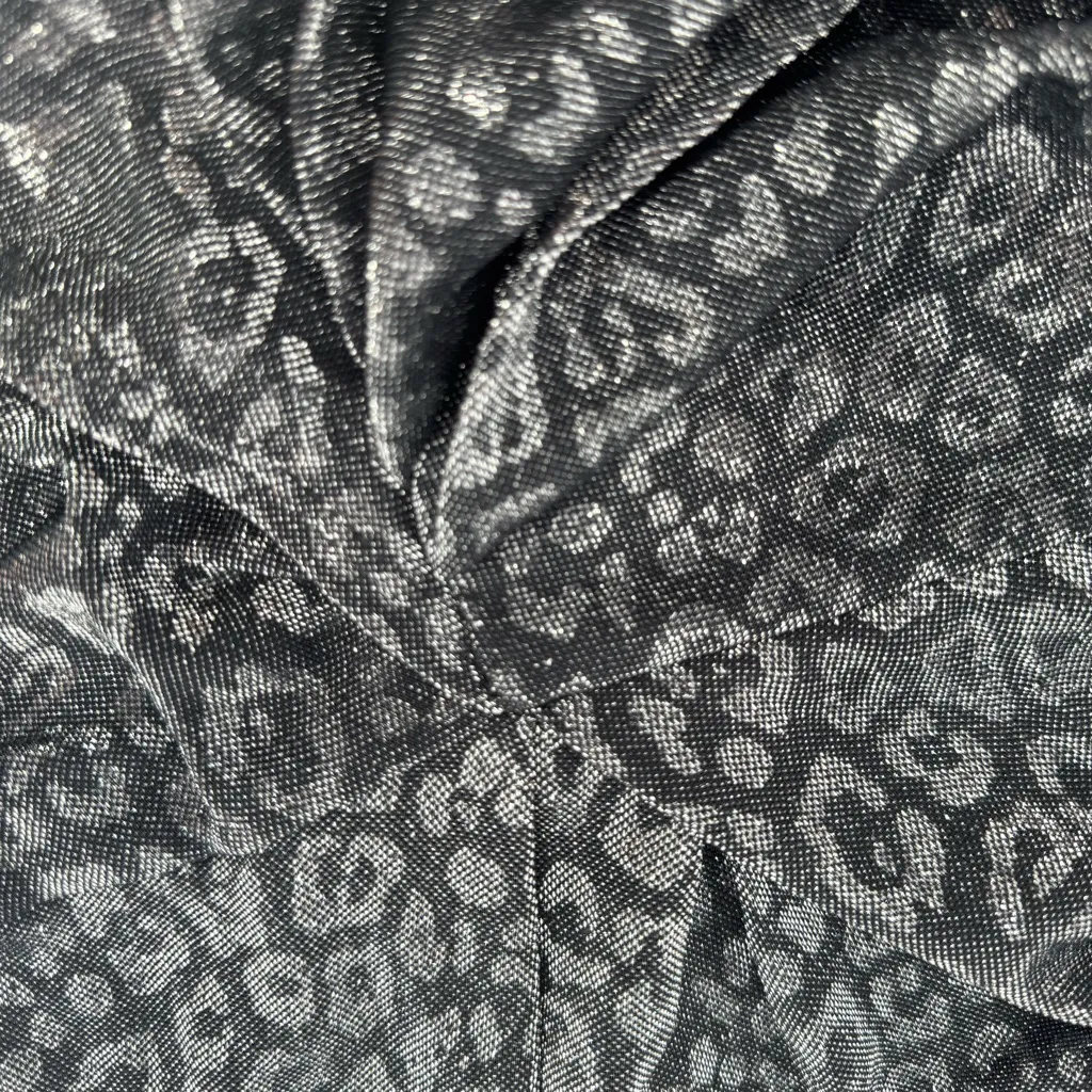 NWT CALVIN KLEIN Black Cheetah Animal Print Longsleeve Midi Sheath Dress Size 12 - Image 13