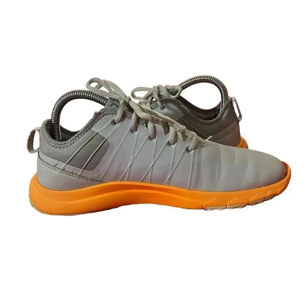 Nike‎ FI Impact 2 Spikeless Golf Shoes 2015 Women Pure Platinum/Wolf Grey/Citrus - Image 8