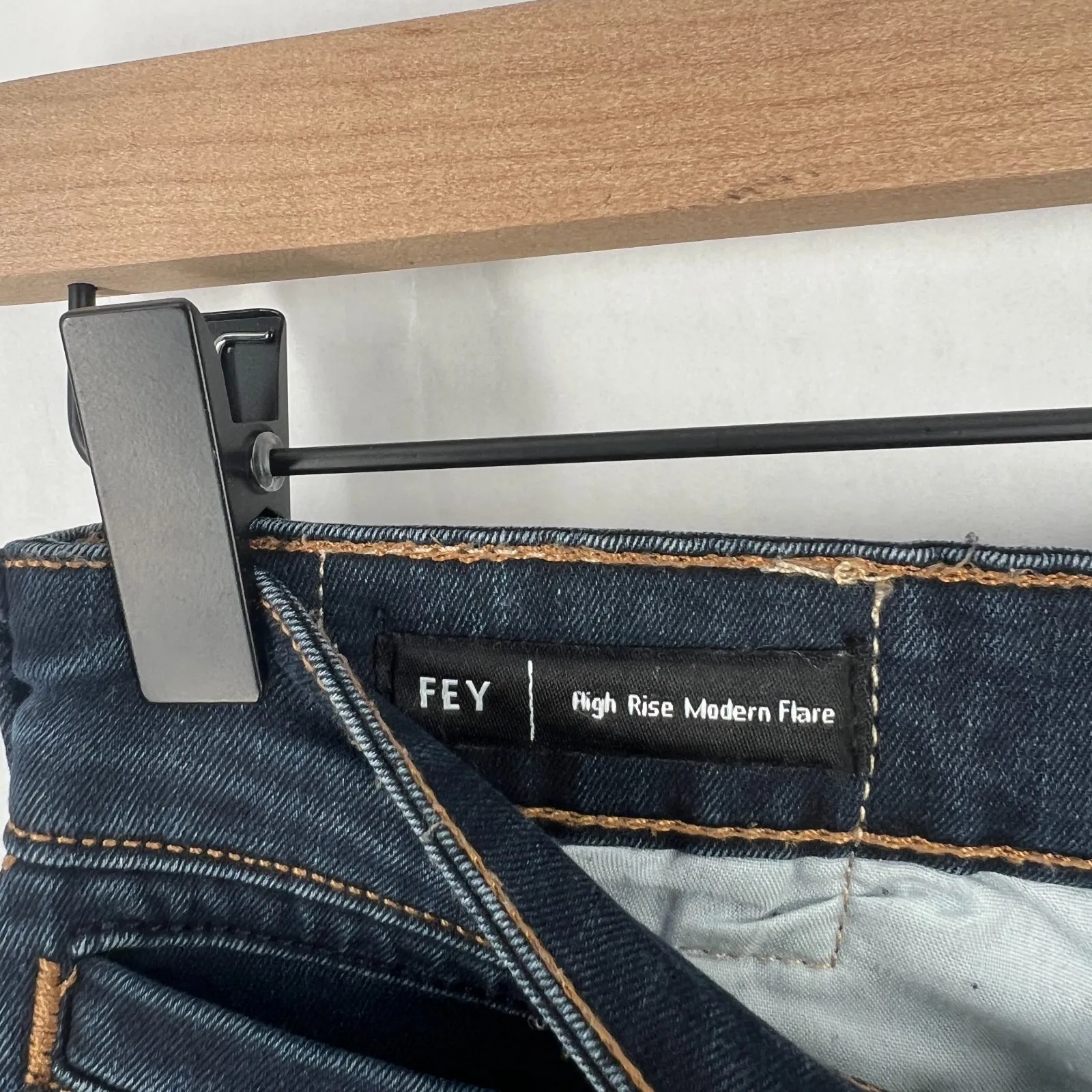 True Religion FEY Flare Jeans Womens 27 Blue Denim High Rise All Day Modern - Image 5