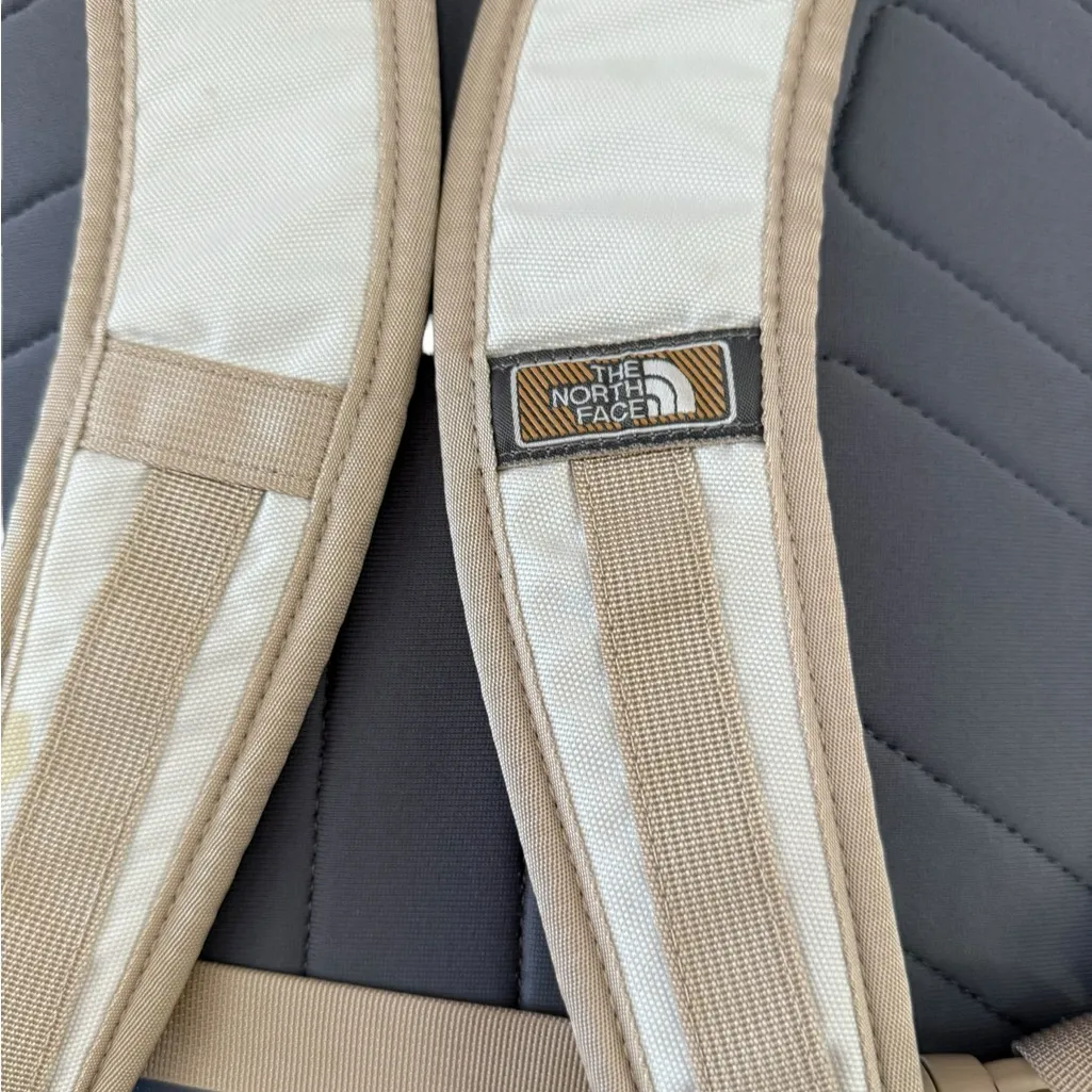 The North Face Jester Backpack in Light Gray and Beige - Image 5