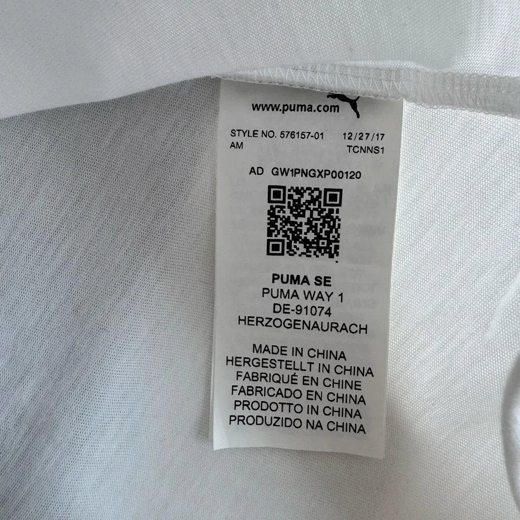 PUMA Golf White Fuschia Pink Stripe Sleeveless Dry Cell Polo Shirt Size Small - Image 8