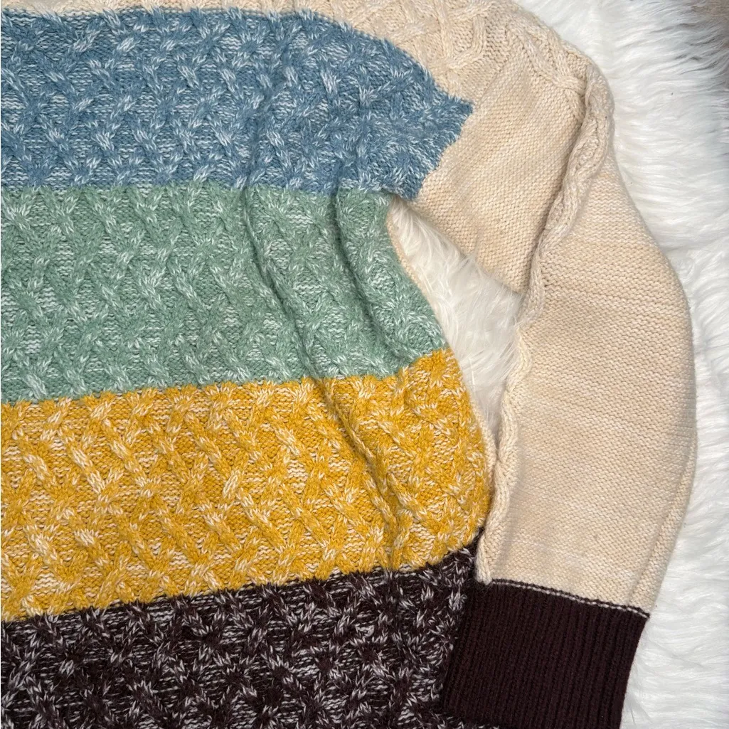St. John's Bay Multicolor Striped Sweater Size M - Image 4
