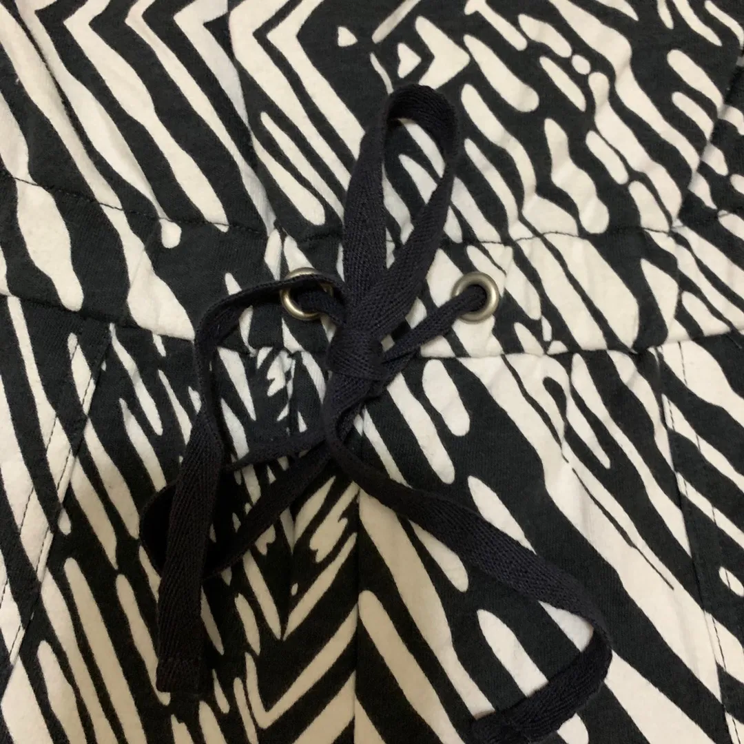 Black & White Zebra Print Romper - Image 7