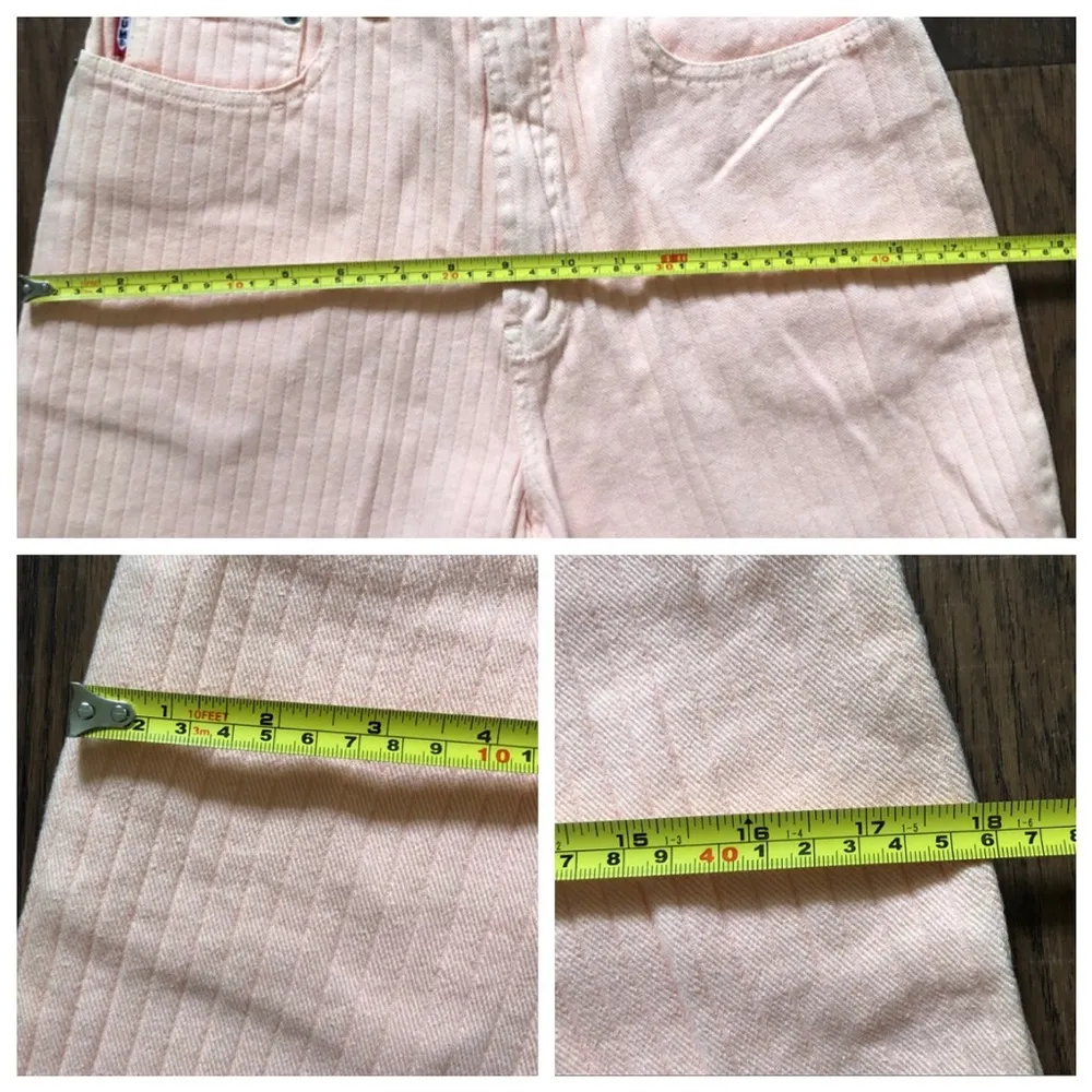 B.U.M peach ribbed jeans shorts Size undefined - Image 8