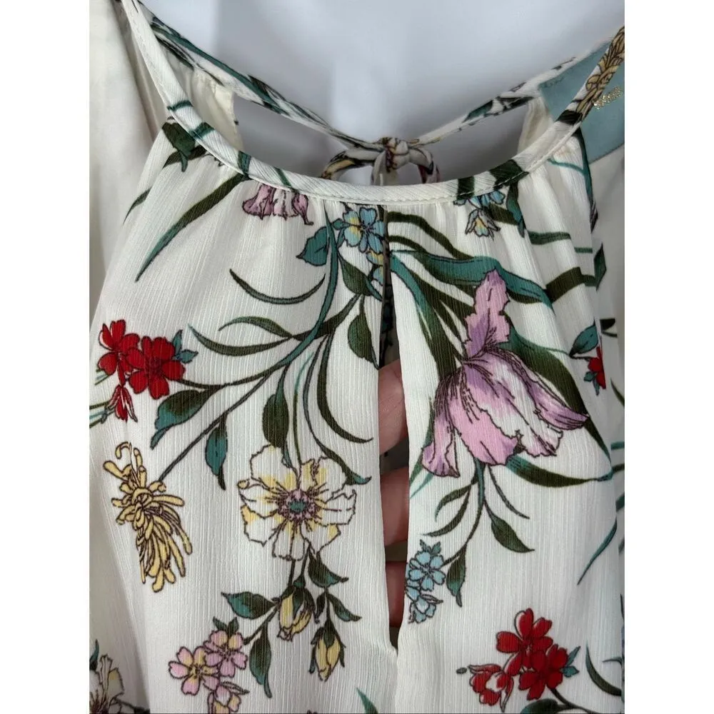 Skies are blue floral halter dress size medium NWOT - Image 4