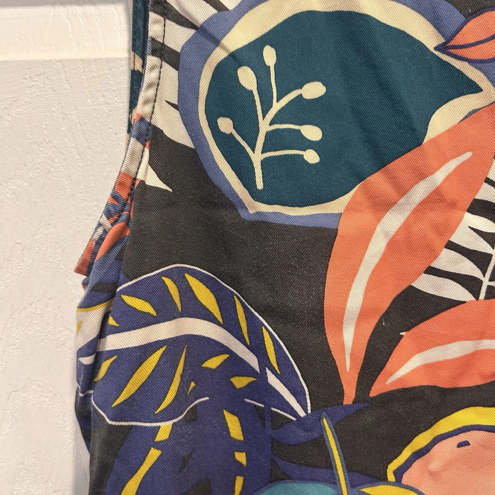 C&C California 100%‎ Lyocell Tropical V-neck Sleeveless Tank Top Size Large - Image 6