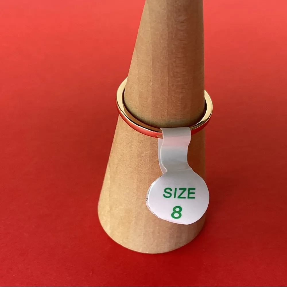 RBP2124 LC Light & Dark Amethyst on Rose Gold Plating Size 8 Ring NWT - Image 3