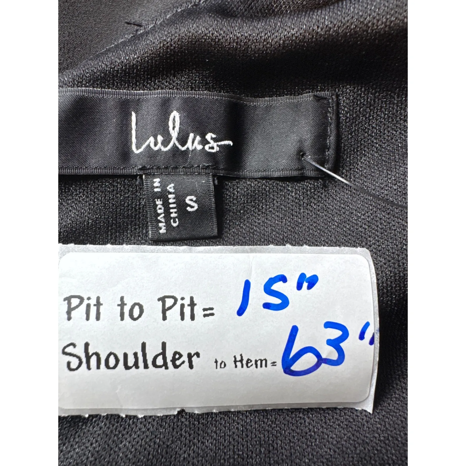 Lulus Black Maxi Dress Formal Gown Evening Cocktail Party Wedding Guest - Image 4