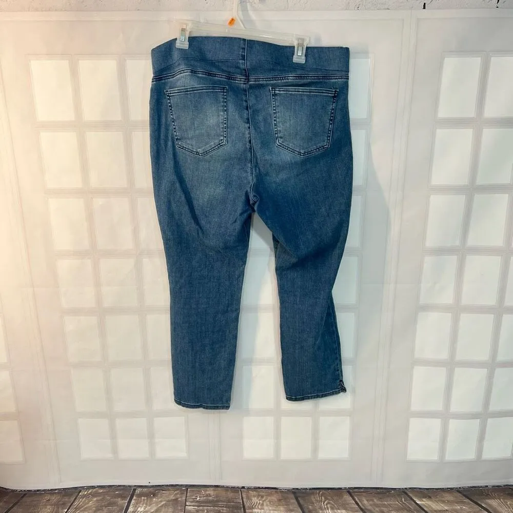 NYDJ Pull-on Straight Jeans In pristine Plus Size 16 - Image 6