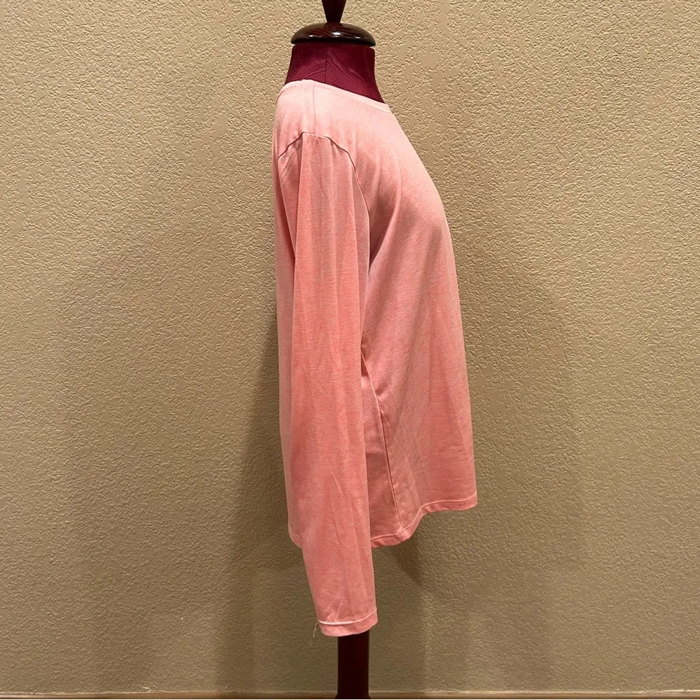 Bright Pink Long Sleeve Athletic Top - Image 4