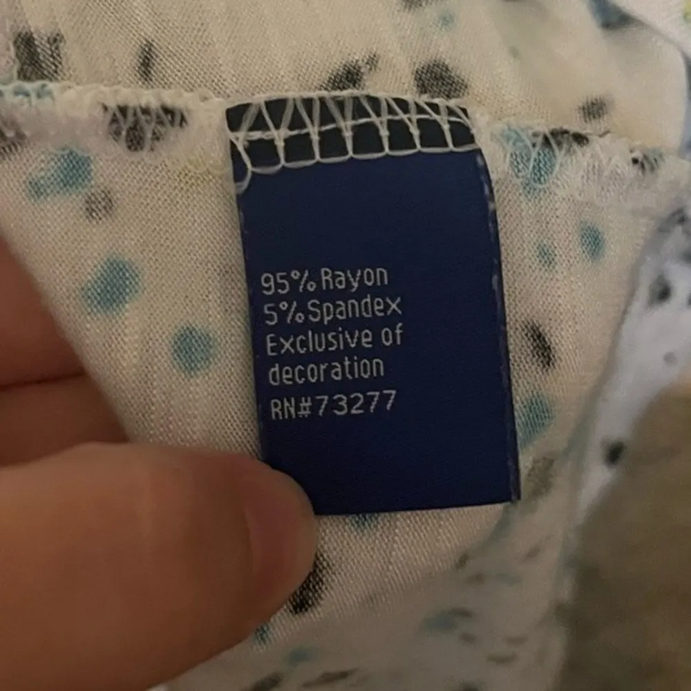 Apt. 9 Seaglass White Knot Front Tee Size X-Small - Image 59