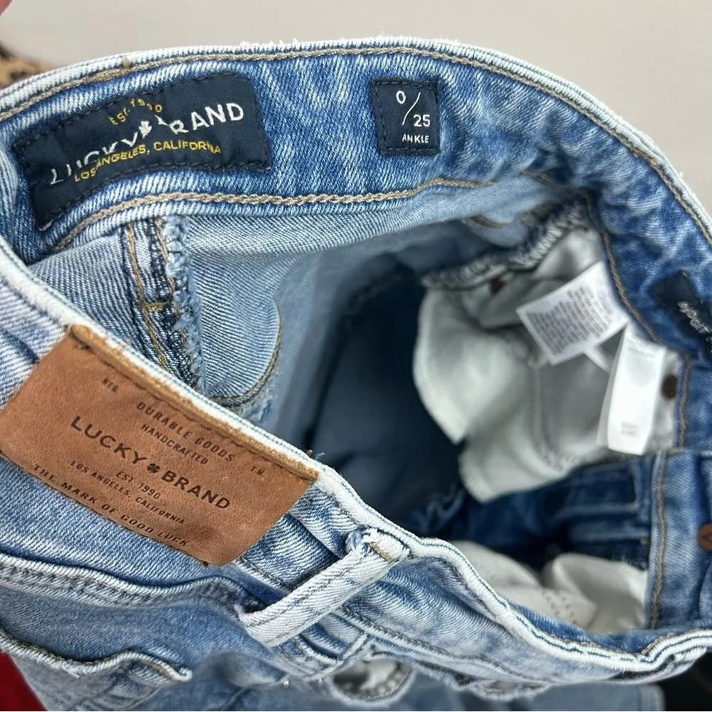 Lucky Brand Bridgette Distressed Skinny Jeans 25 - Image 8