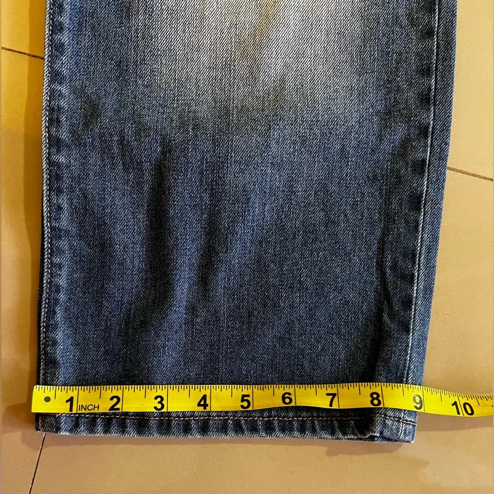 Gap size 18 /34 slim boyfriend women’s  jeans medium Brinkley wash light blue - Image 8