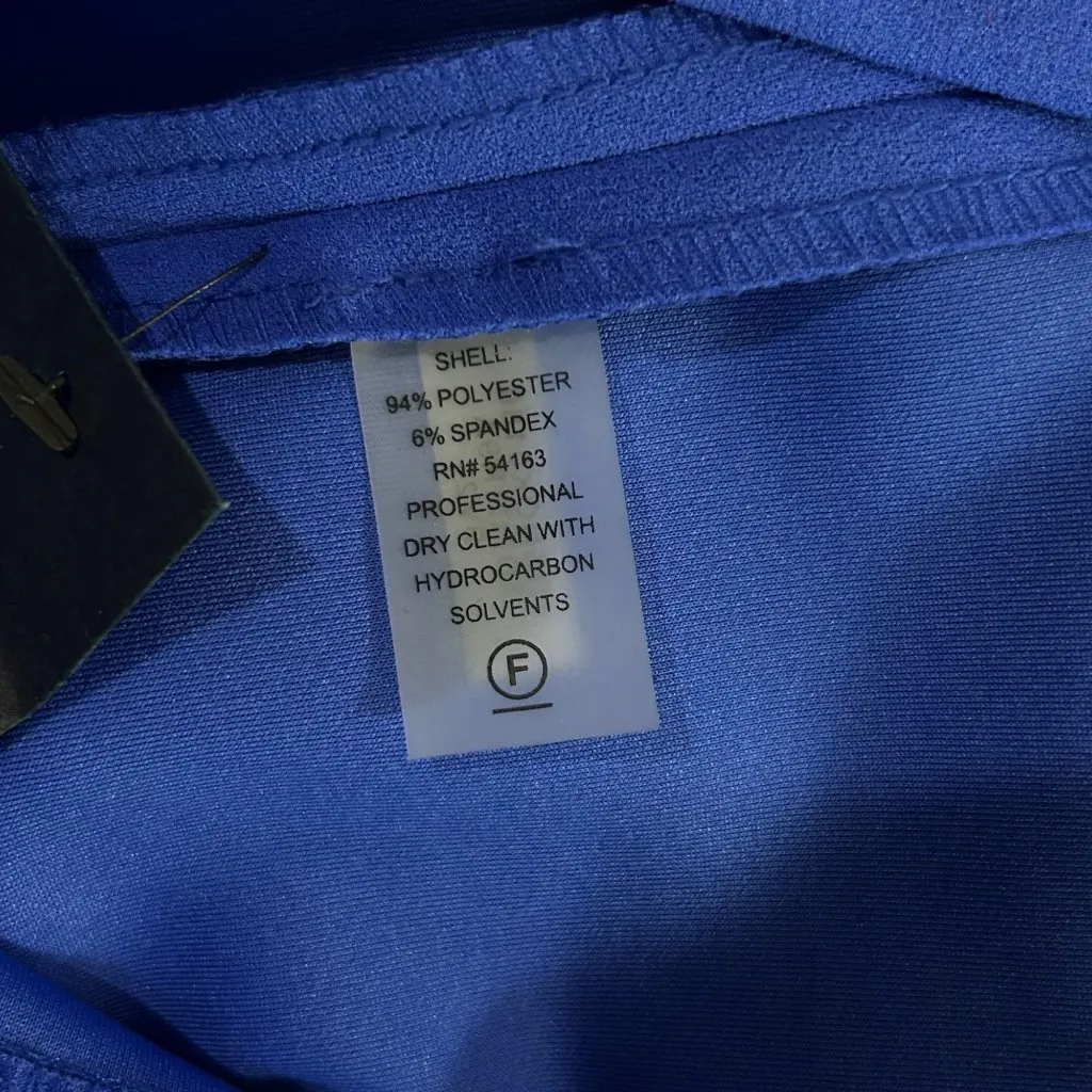 Tommy Hilfiger Dress Womens 4 Blue‎ Short Sleeve Sheath Dress Career Work - Image 8