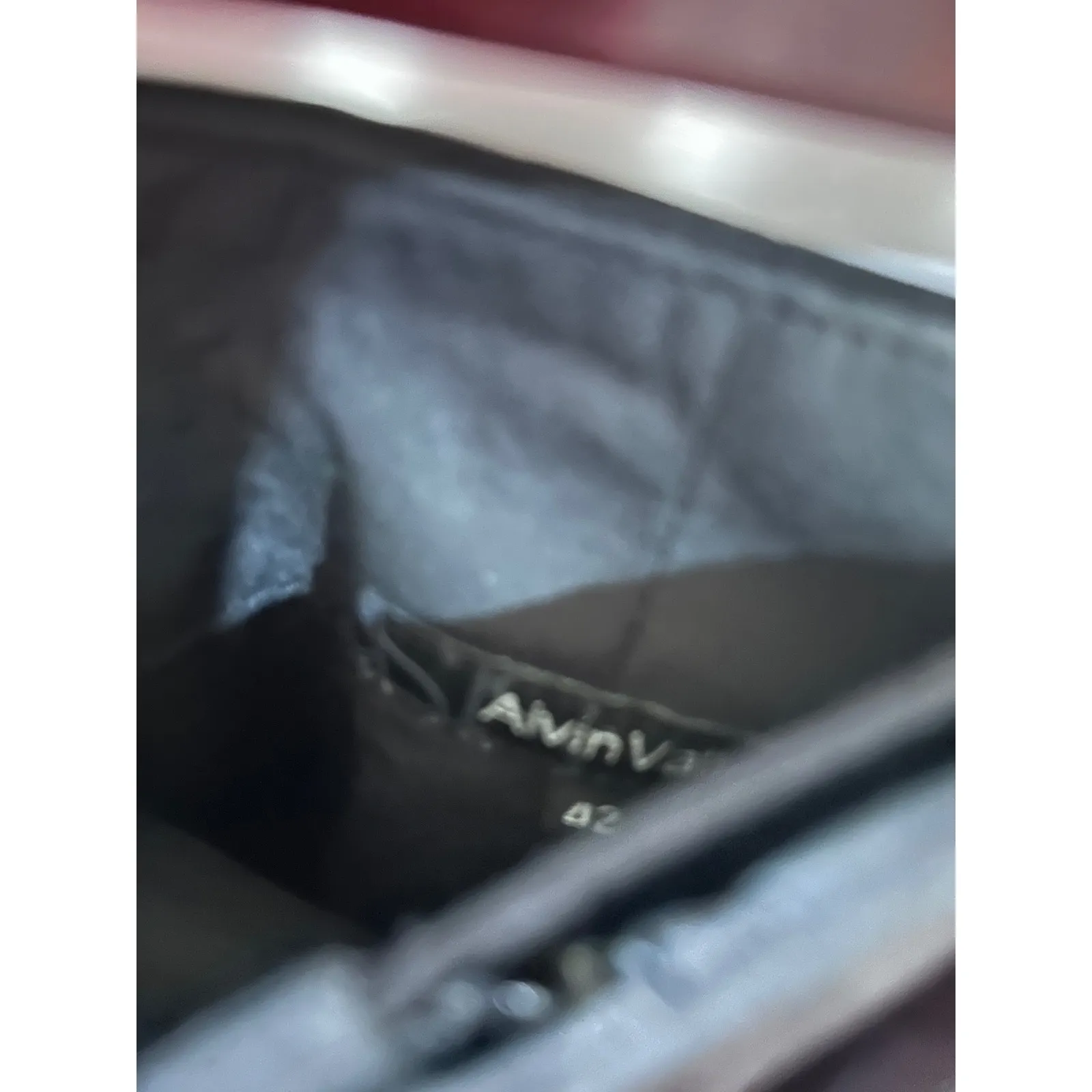 Alvin Valley Black Wide Waistband Dress Pants‎ Size 42 - Image 4