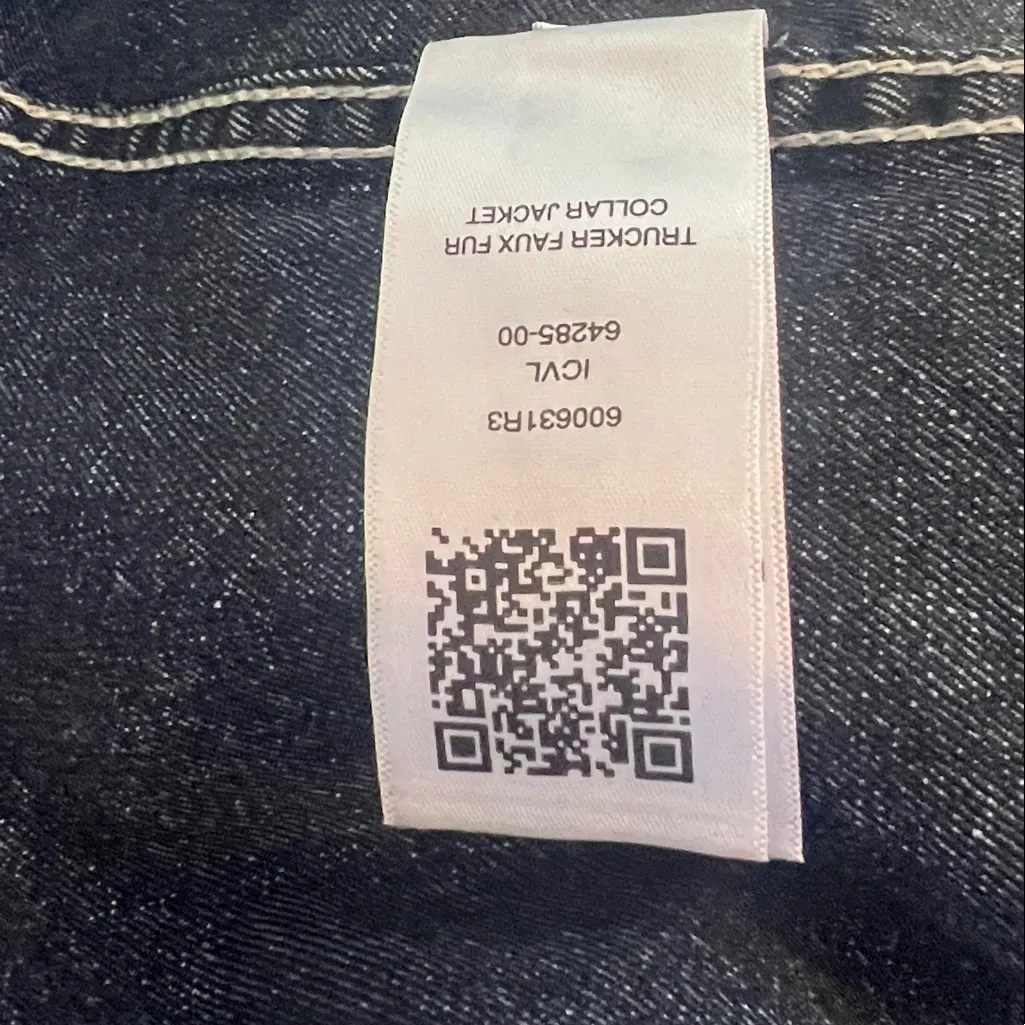 True Religion SHERPA COLLAR TRUCKER DENIM JACKET Size Medium - Image 15