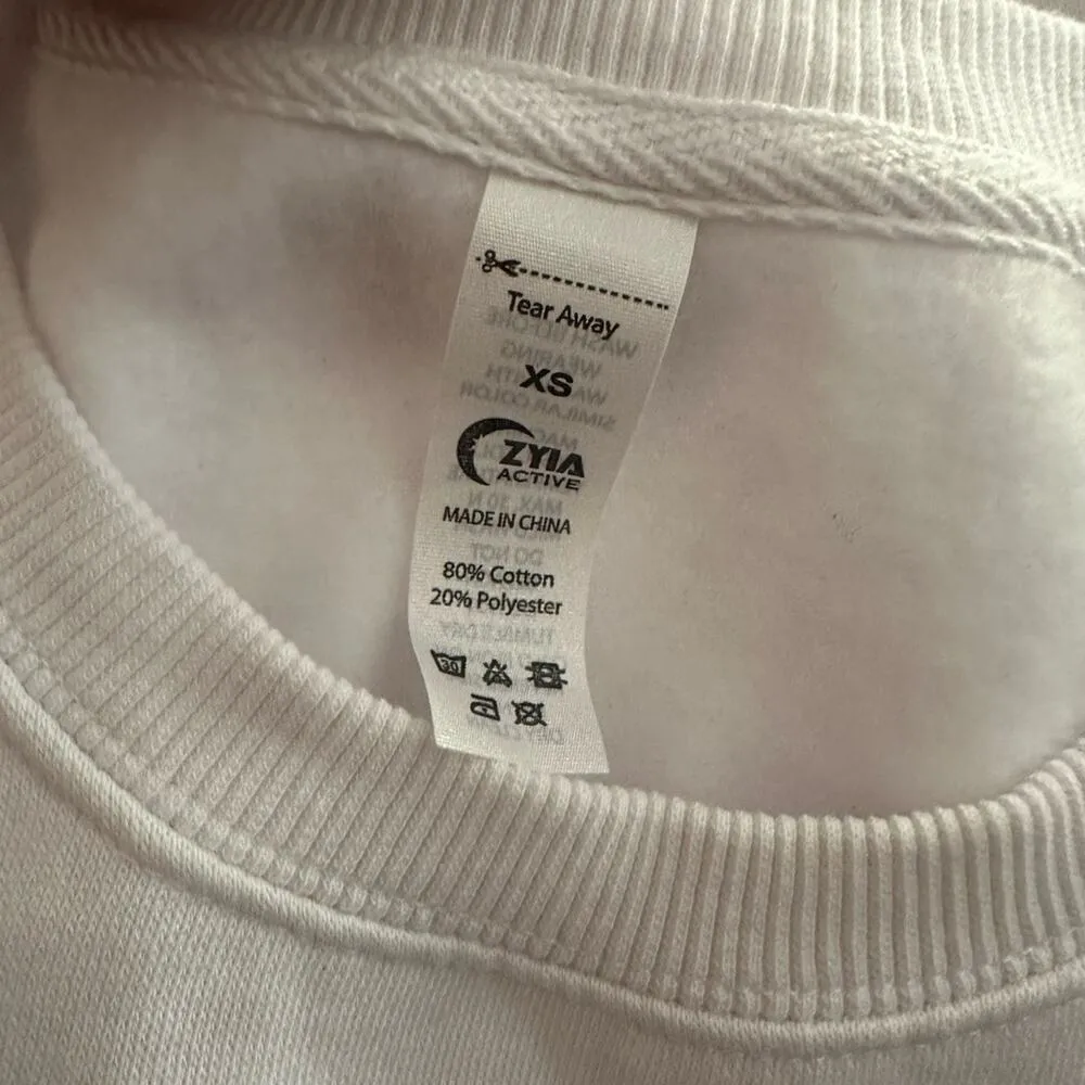 NEW Brighter White Sweatshirt 70s Groovy Athleisure Oversized Pride Rainbow Sun - Image 7